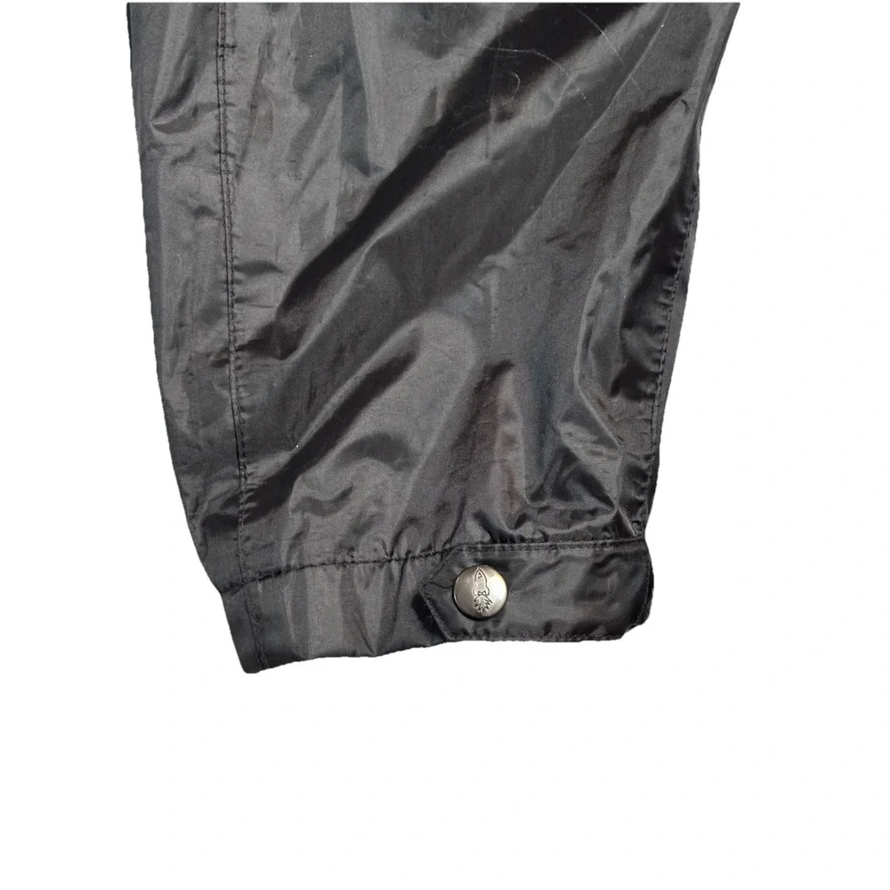Vintage Joe Rocket Black Motorcycle Windbreaker Jacket XL‎ Y2K Nylon Zip Moto